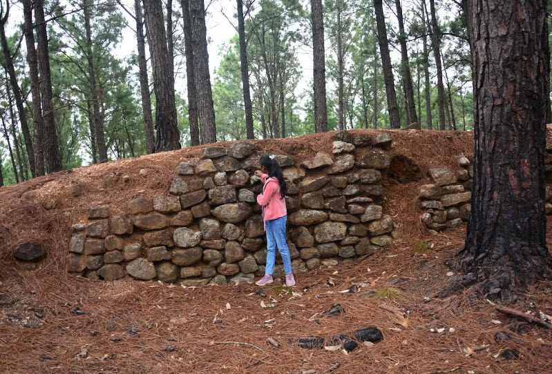 Remains of Ancient Haldummulla Fort, Sri Lanka